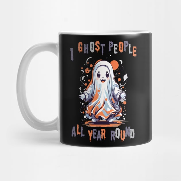 I ghost people all year round halloween tshirt by Bestworker